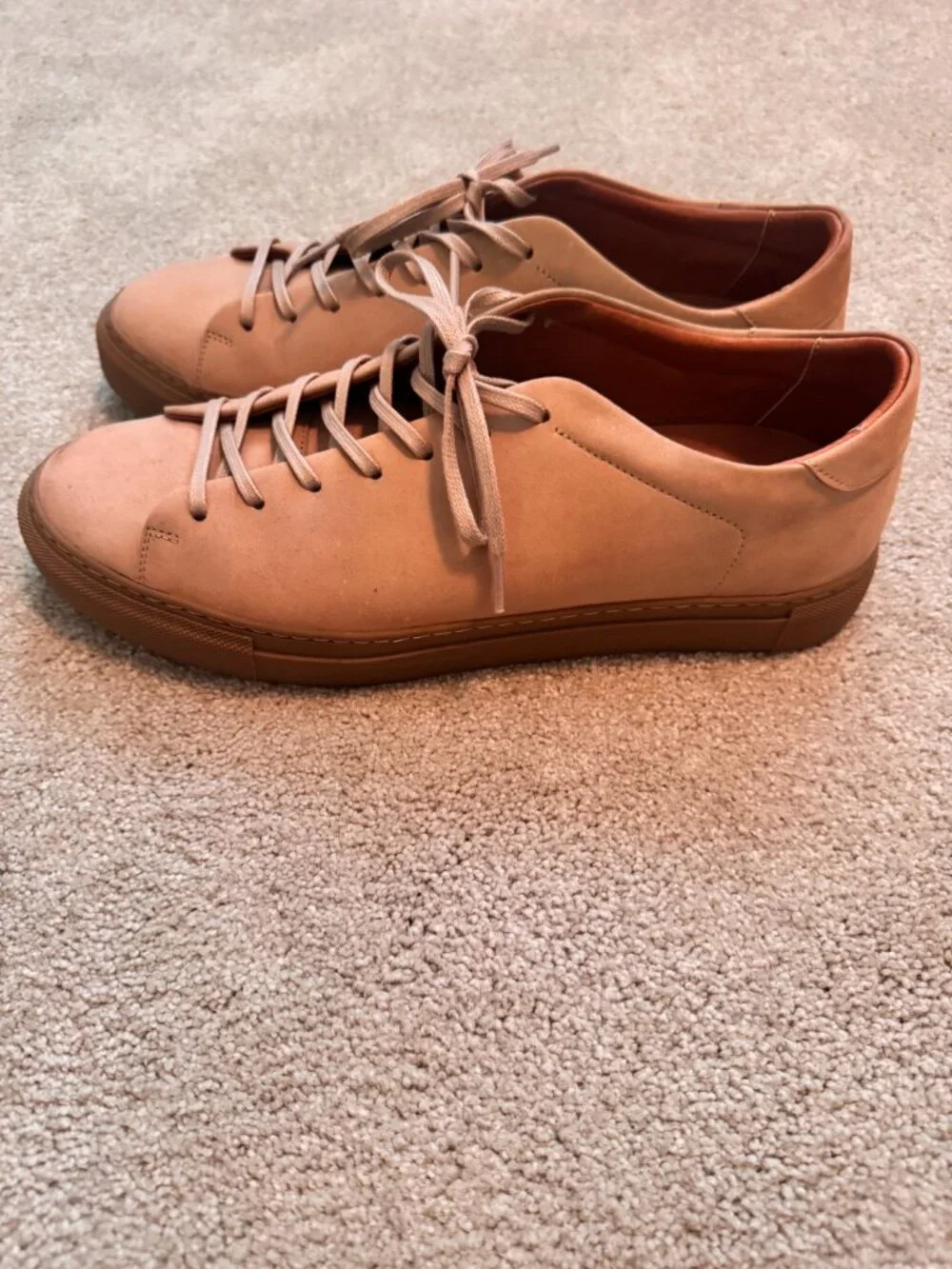 Beckett Simonon Nubuck Leather Sneakers – Sand/Gum – Men's Size 10